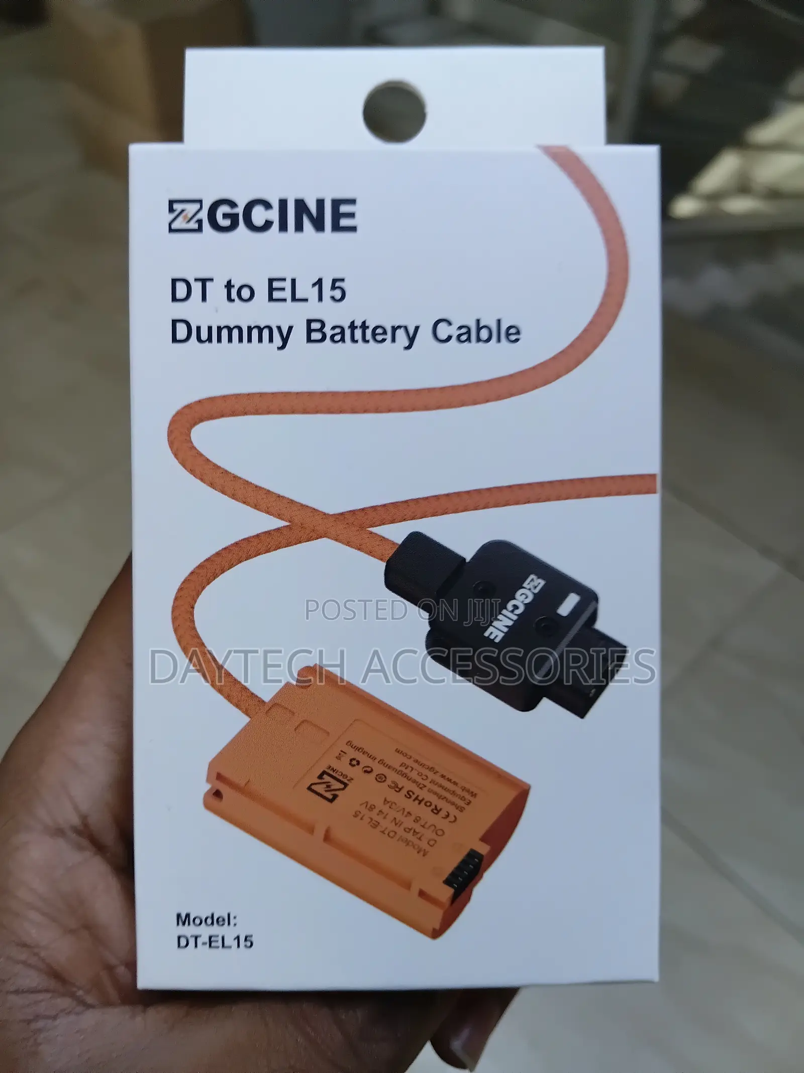 ZGCINE PD-EL15 USB-C PD to EN-EL15 Dummy Battery Cable for Nikon