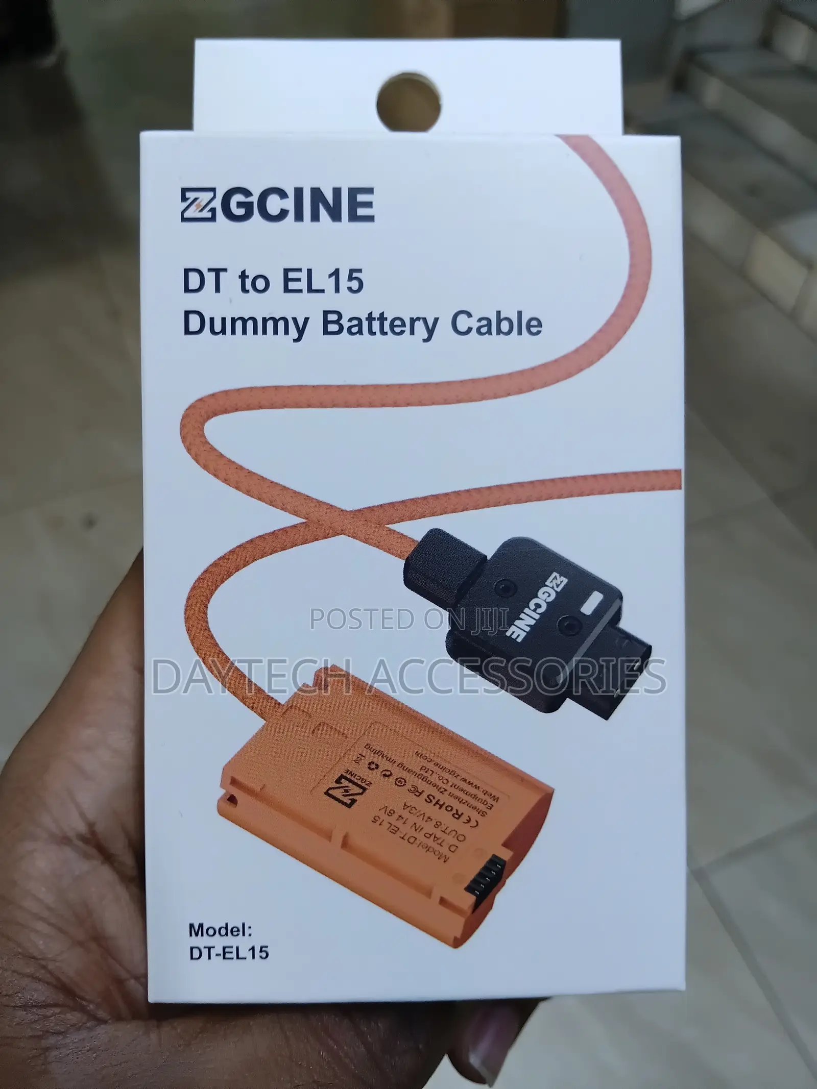 ZGCINE PD-EL15 USB-C PD to EN-EL15 Dummy Battery Cable for Nikon