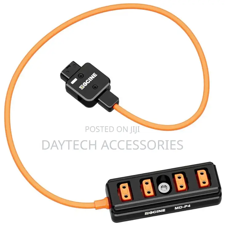 ZGCINE MD-P4 Male D-Tap to 4-Port Female D-Tap Splitter Adapter 60CM.