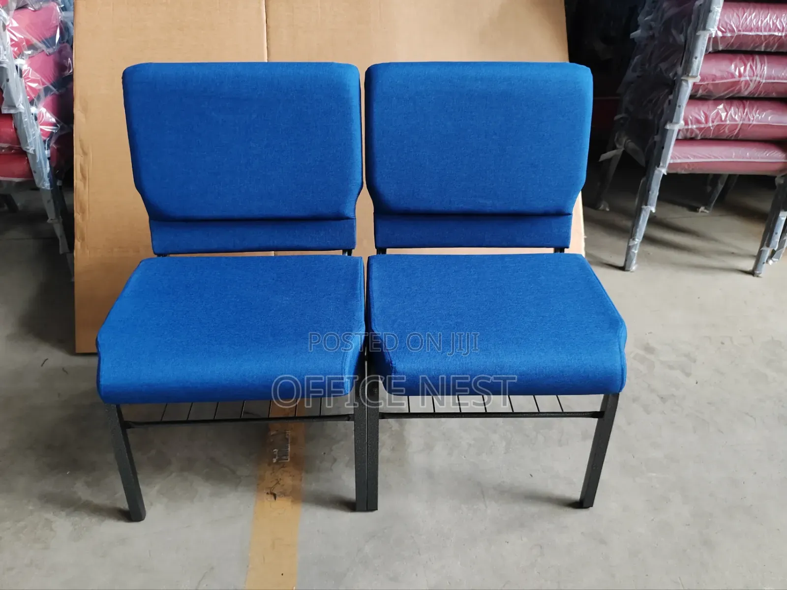 Blue Waiting Room Chairs