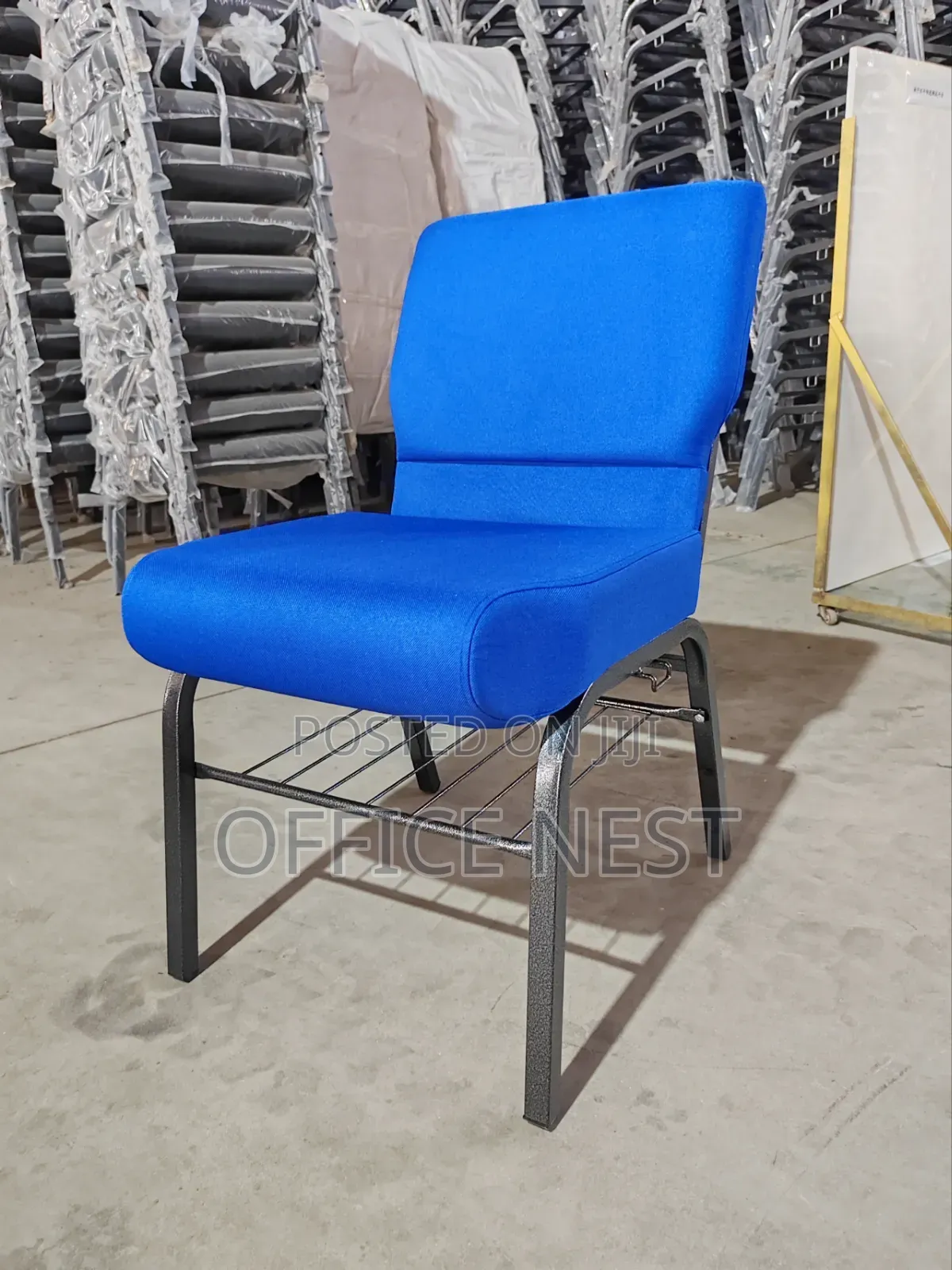 Blue Waiting Room Chairs