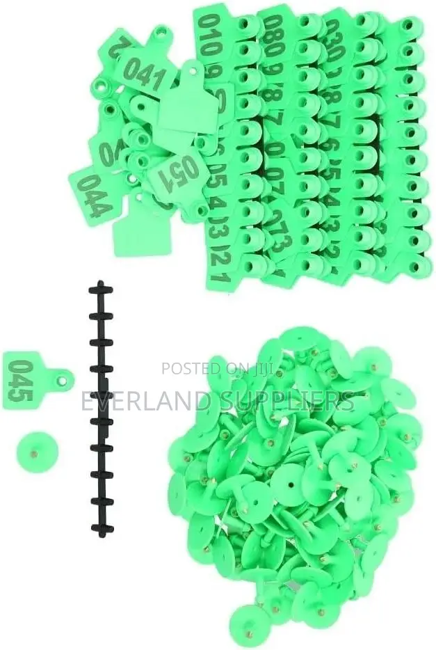 Animal File Small Ear Tags Numbered for Cattle