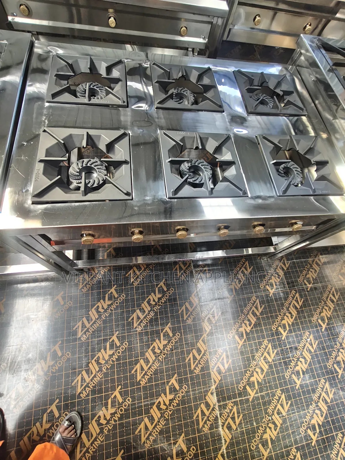 Six Burner Commercial Cooker