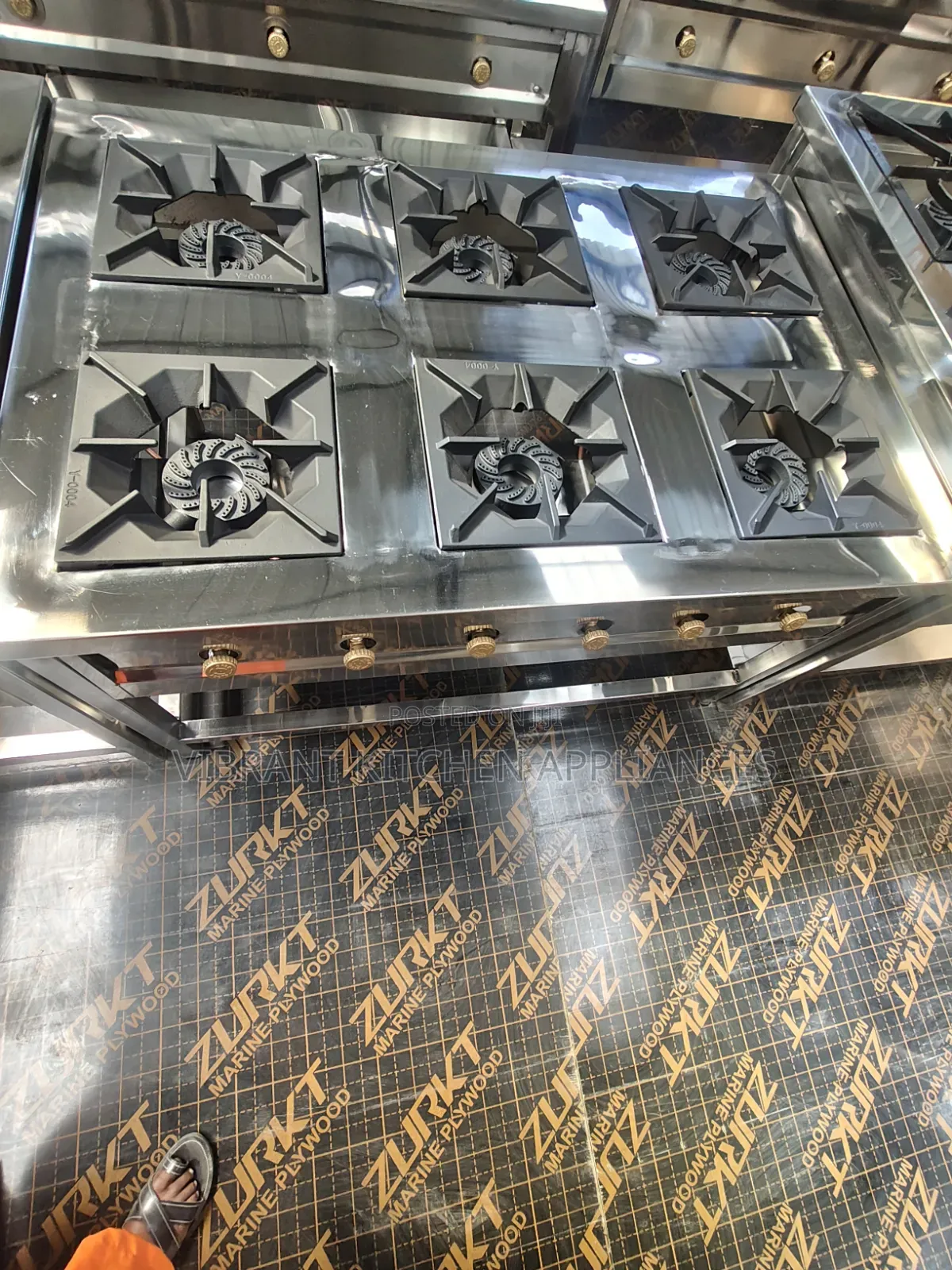 Six Burner Commercial Cooker