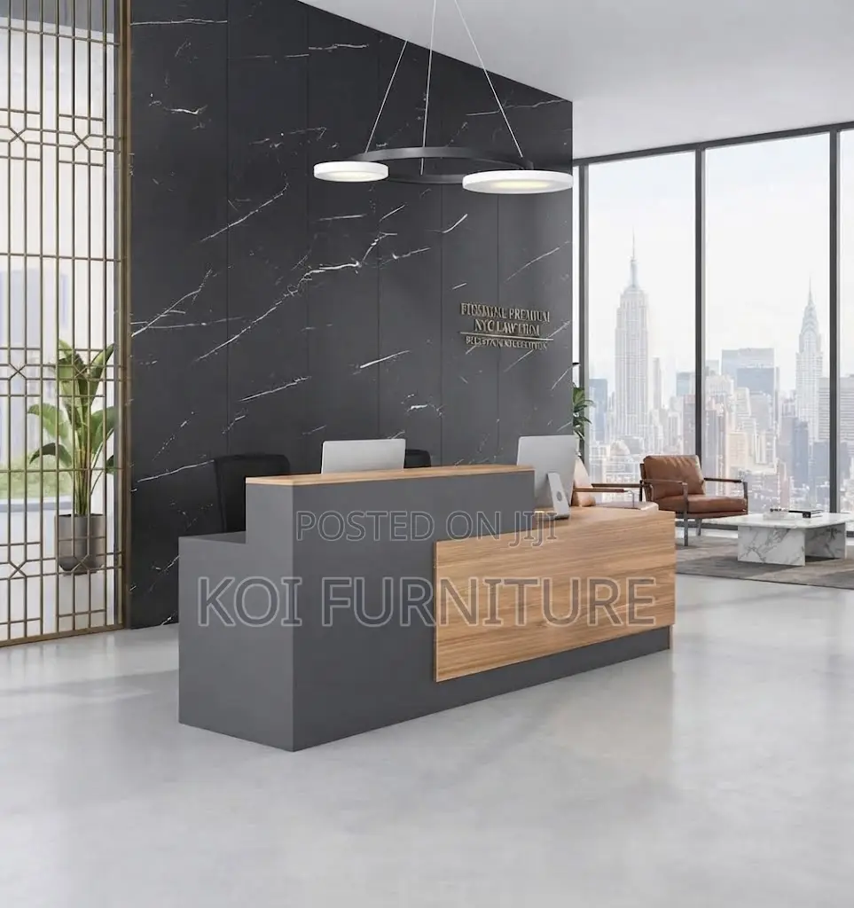 Reception Desk; 1.8 Meter Modern Front Offices Welcome Reception Desk