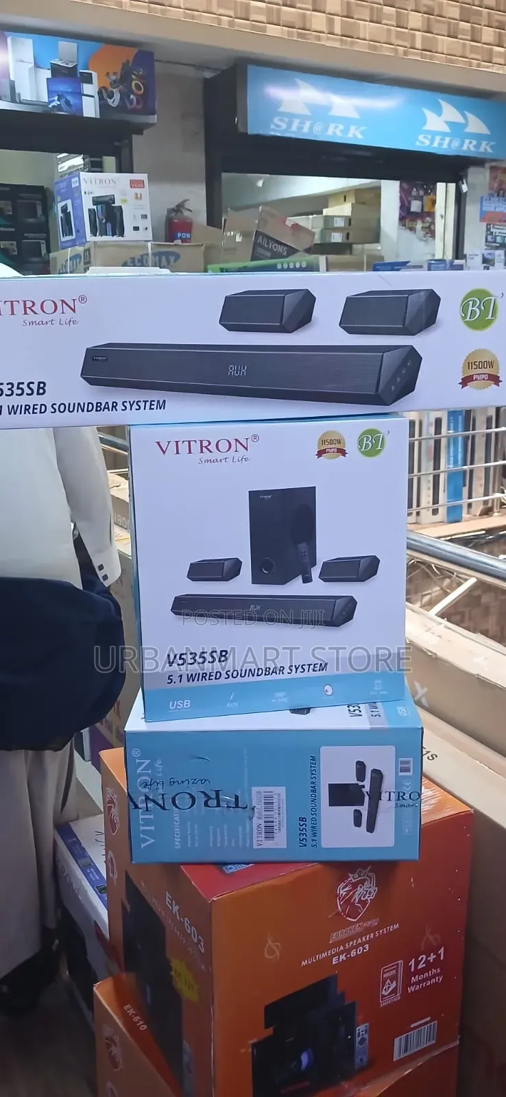 Vitron V535SB Bluetooth 5.1 Soundbar With Subwoofer