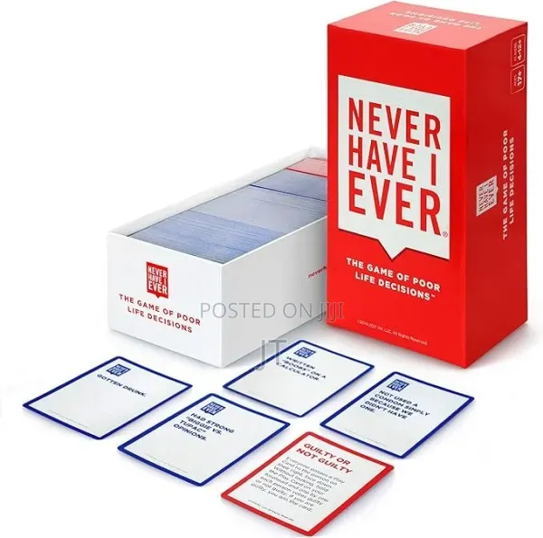 Never Have I Ever Card Game