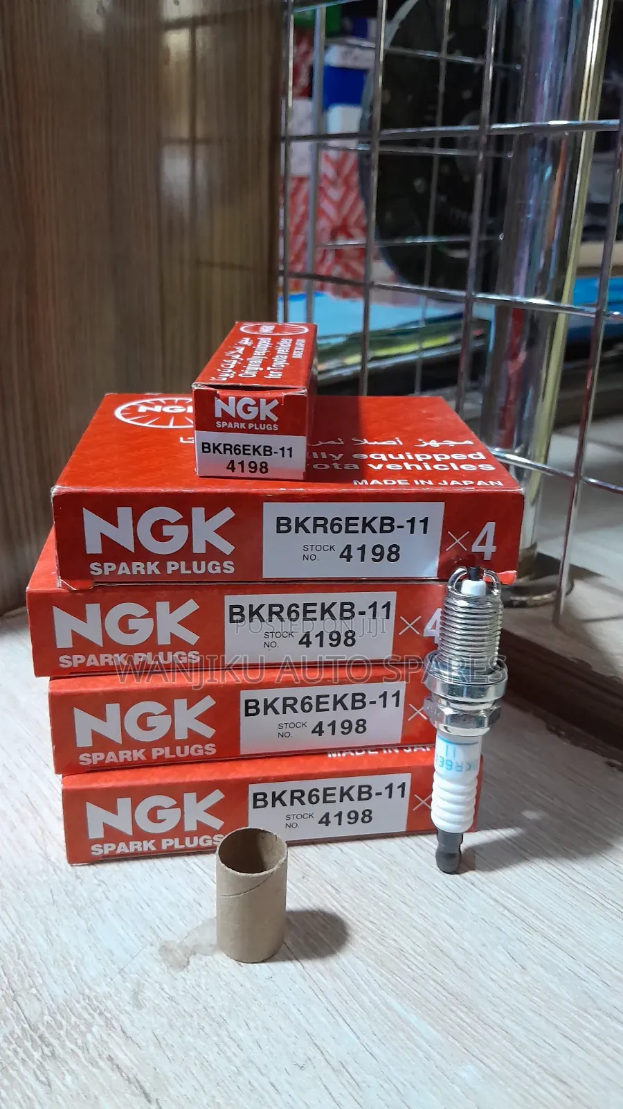 NGK BKR6EKB-11 Spark Plug – Stock No. 4198
