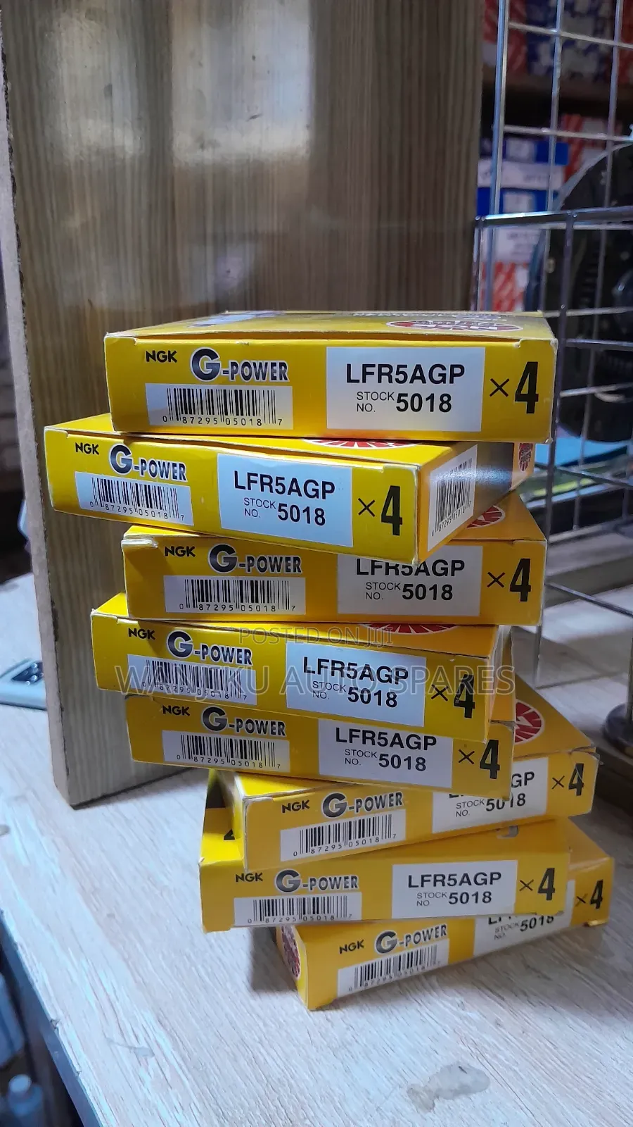 NGK G-Power LFR5AGP Spark Plug – Stock No. 5018