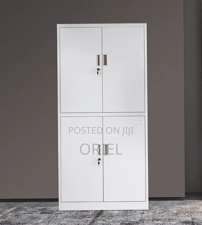 Steel Lockable 4-Door Cabinet : Office Steel Documents Cabinet