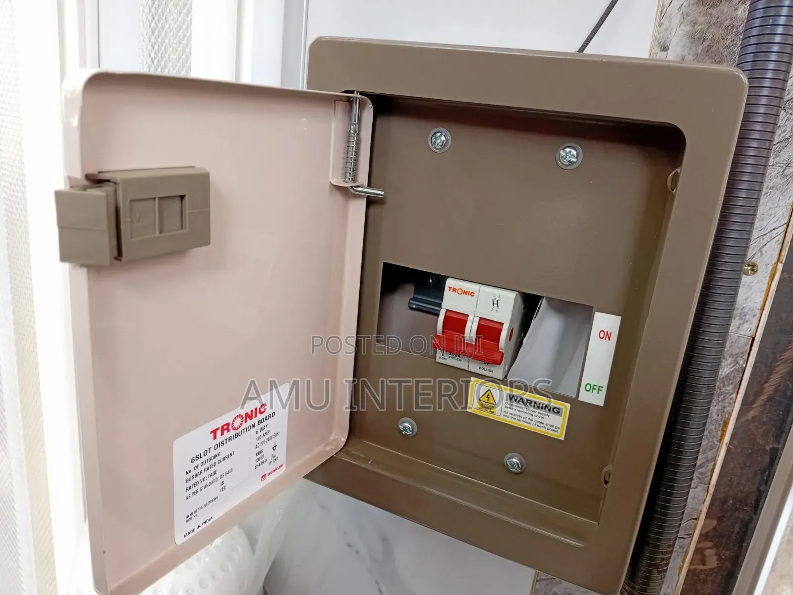6ways Tronic Consumer Unit With Isolator