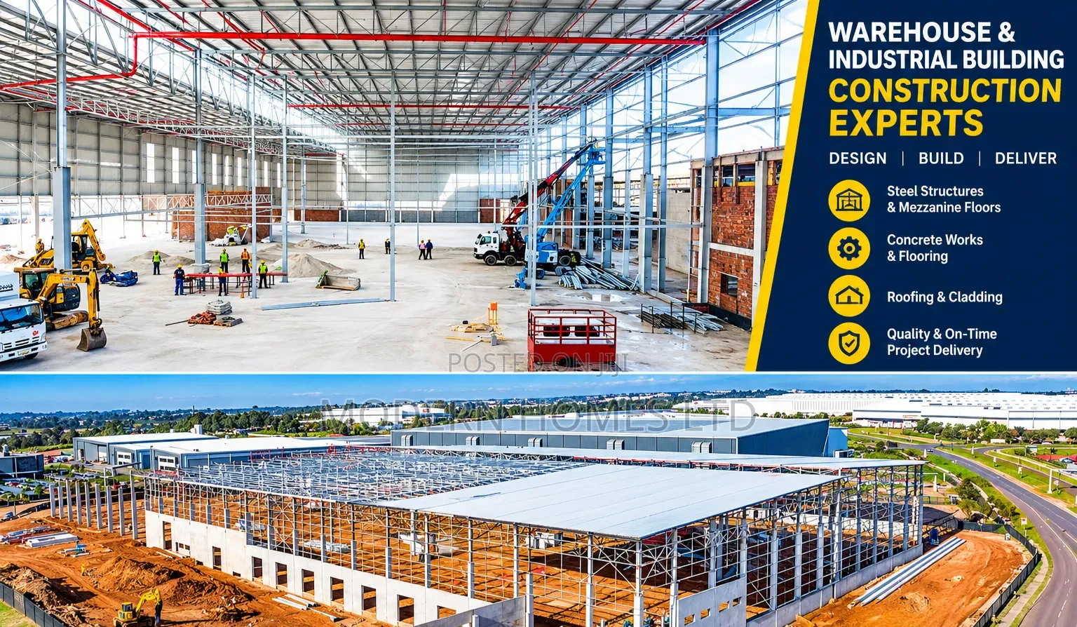 Warehouse Factory Construction Experts - Design Build Across Kenya
