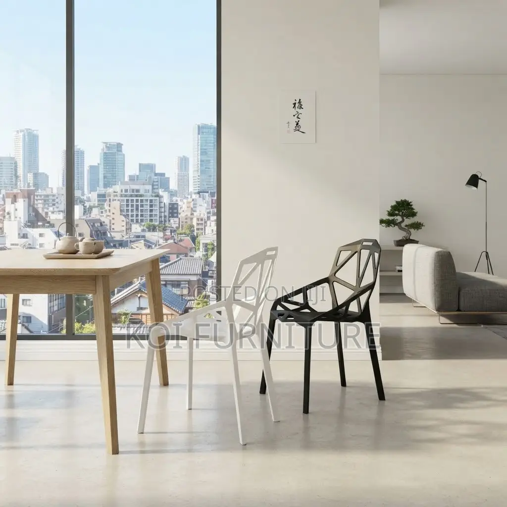 Dining Chairs; Colored Armless Home Outdoor Dining Chairs