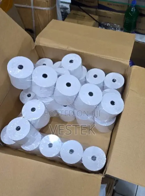 High-Density 80mm Thermal Receipt Paper Rolls – Bulk Carton