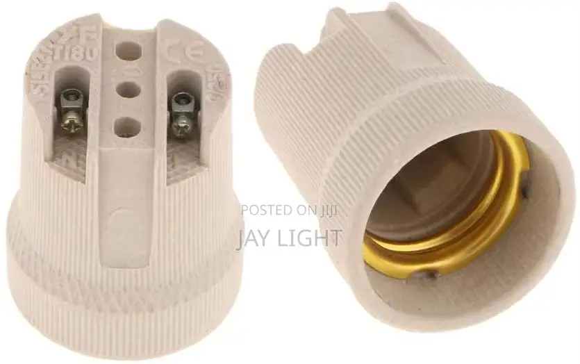 E27 Porcelain Lamp Holder Ceramic Lamp