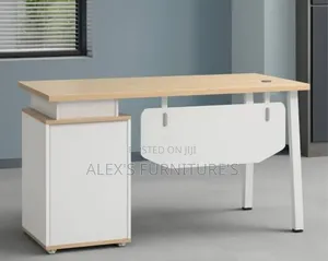 Half Metallic Office Desk