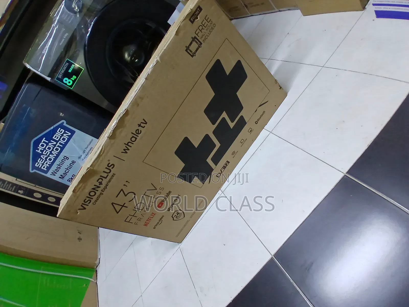 Vision Plus 43-Inch FHD Frameless Smart TV Powe