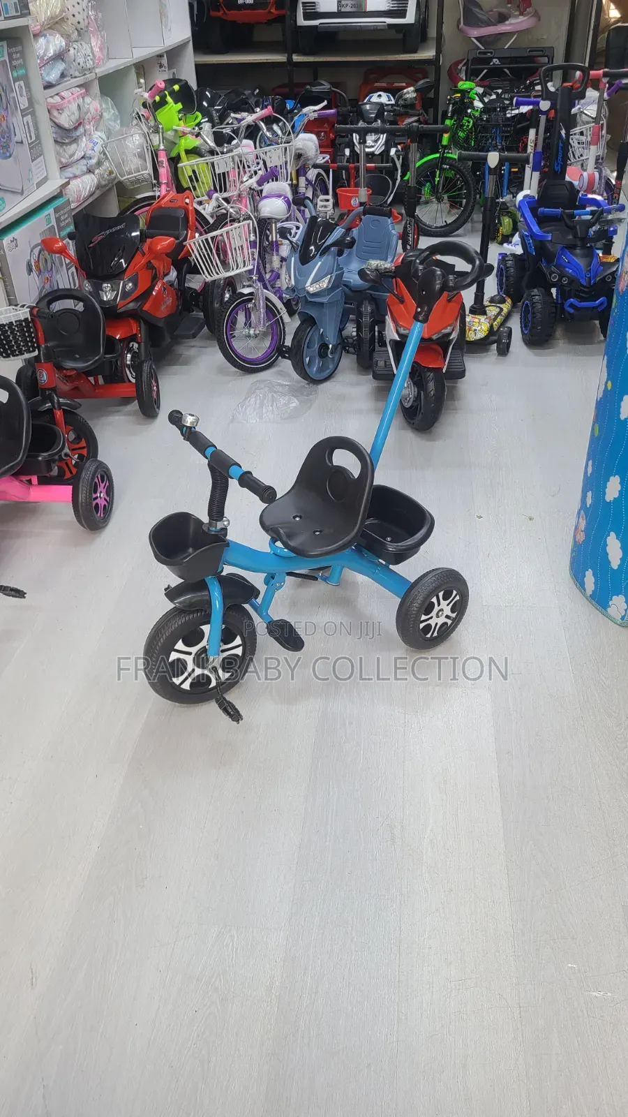 Baby Tricycle With Push Handle