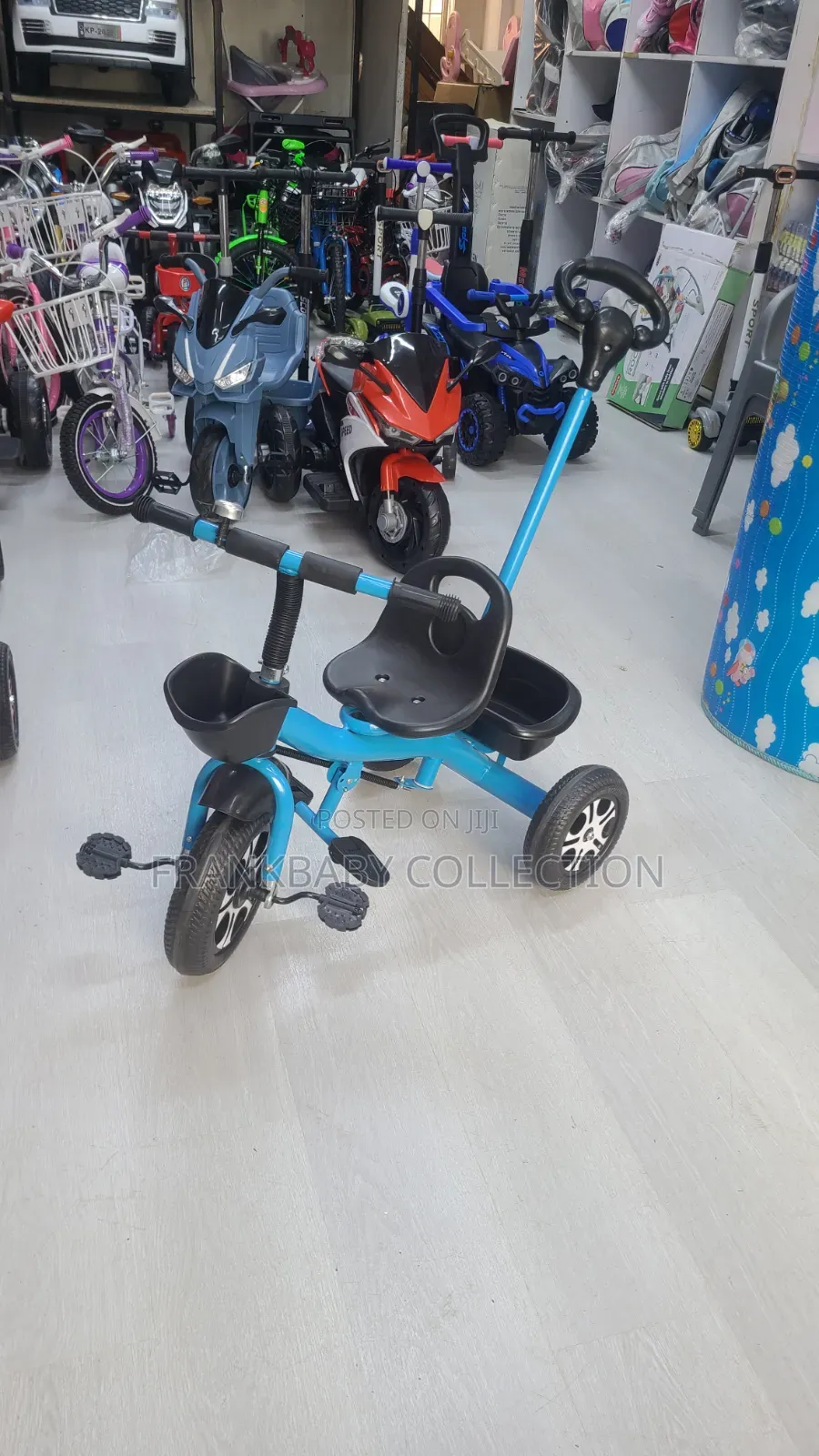 Baby Tricycle With Push Handle