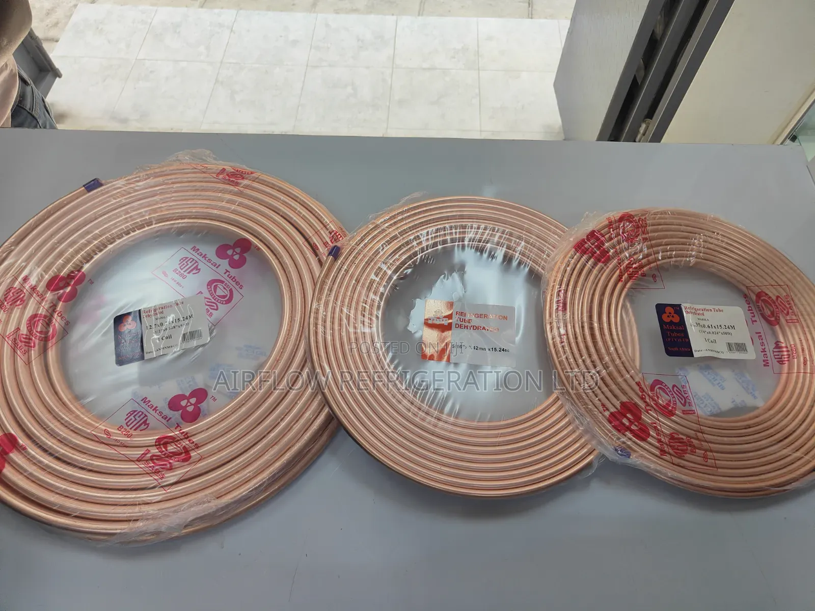 1⁄4" Heavy Gauge Copper Pipe