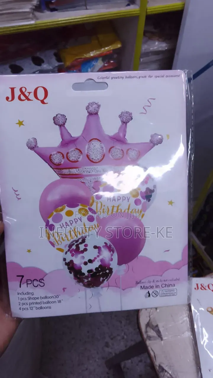 7 in 1 Balloons Birthday Ballons