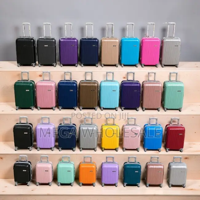 Stylish Durable 3-in-1 Unbreakable Rubber Plastic Suitcase Bags