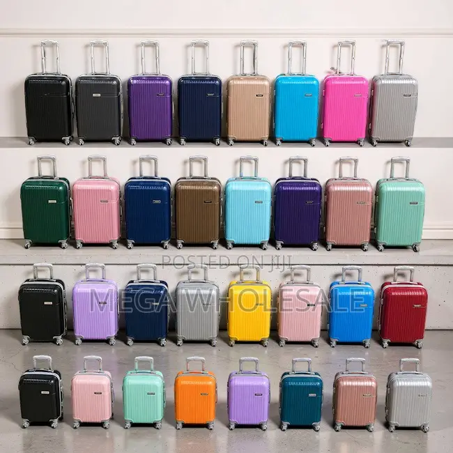 Tough Reliable 3-in-1 Unbreakable Rubber Plastic Suitcase Bags