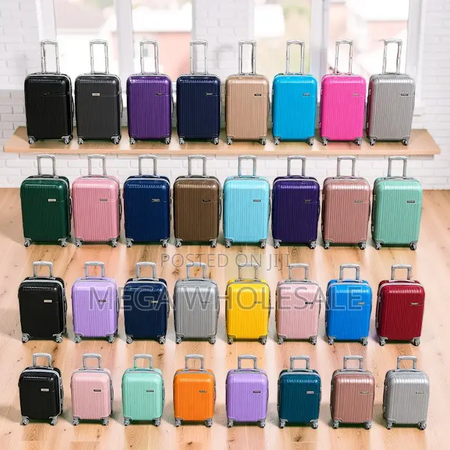 Reliable Travel 3-in-1 Unbreakable Rubber Plastic Suitcase Bags