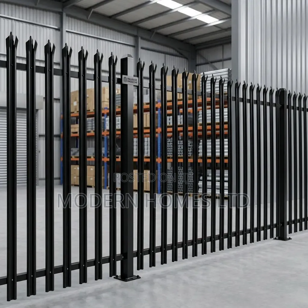 Strong Durable Palisade Steel Fencing for Homes, Schools Business