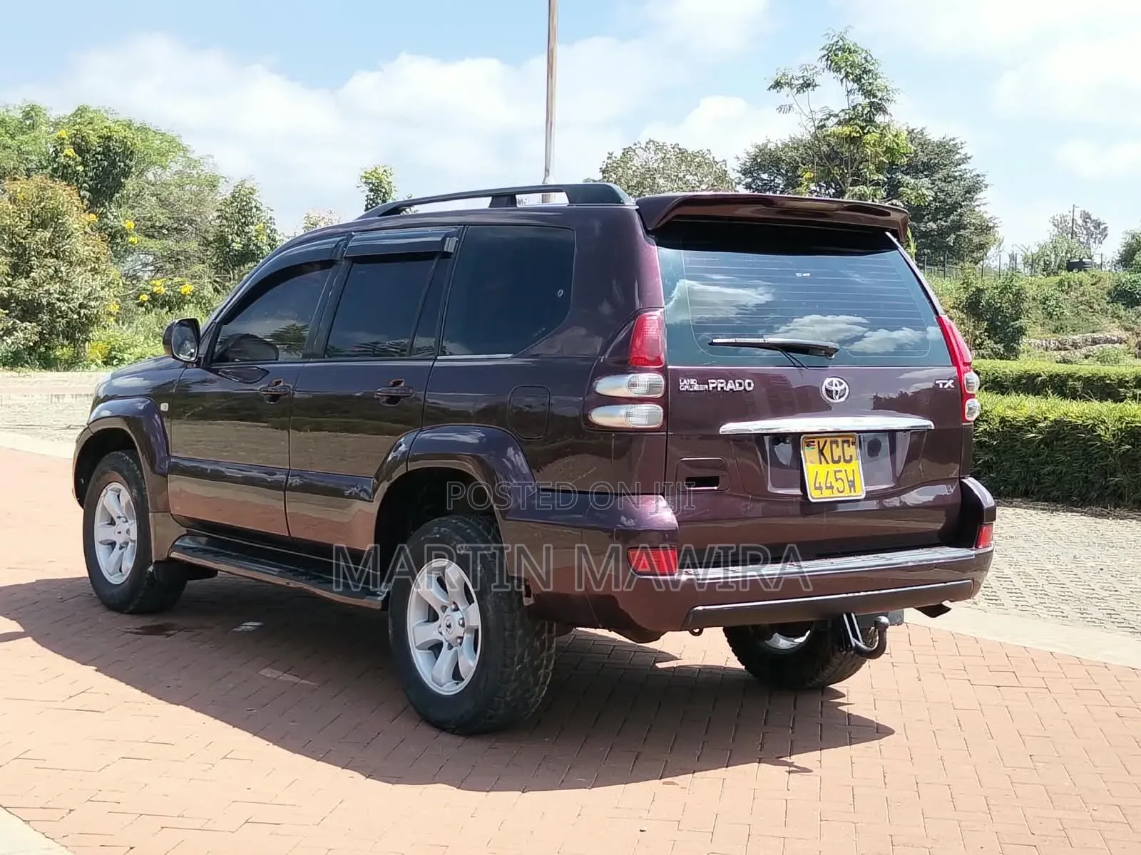 Toyota Land Cruiser Prado 2008 Maroon
