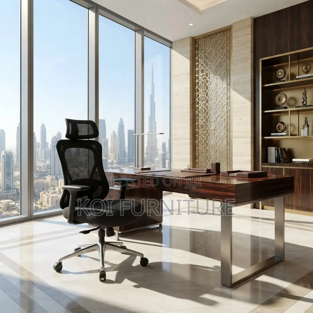 Office Chairs; Ergonomical High Backrest Lumbar Supportive Office Seat