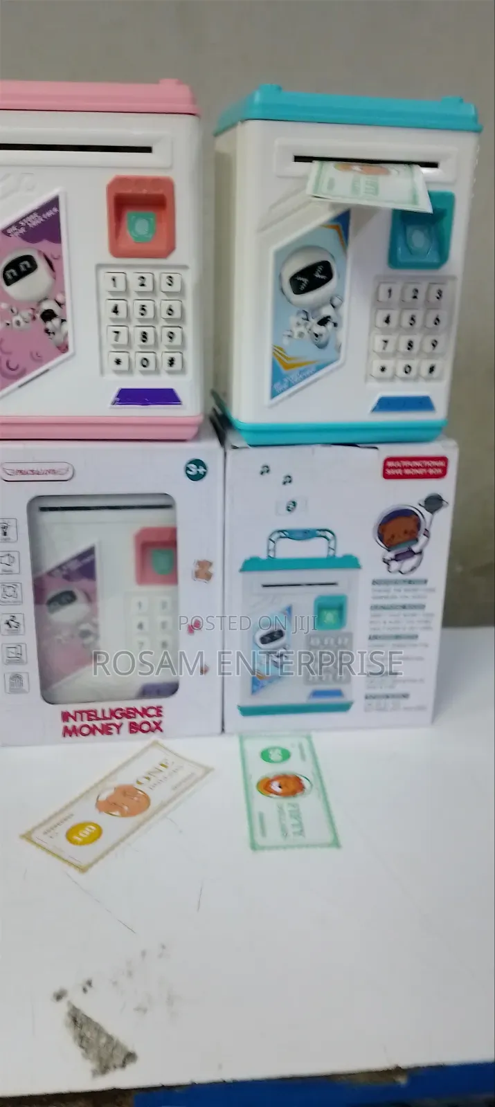 Children’s Electronic Money-Saving Box (Toy ATM/piggy Bank).