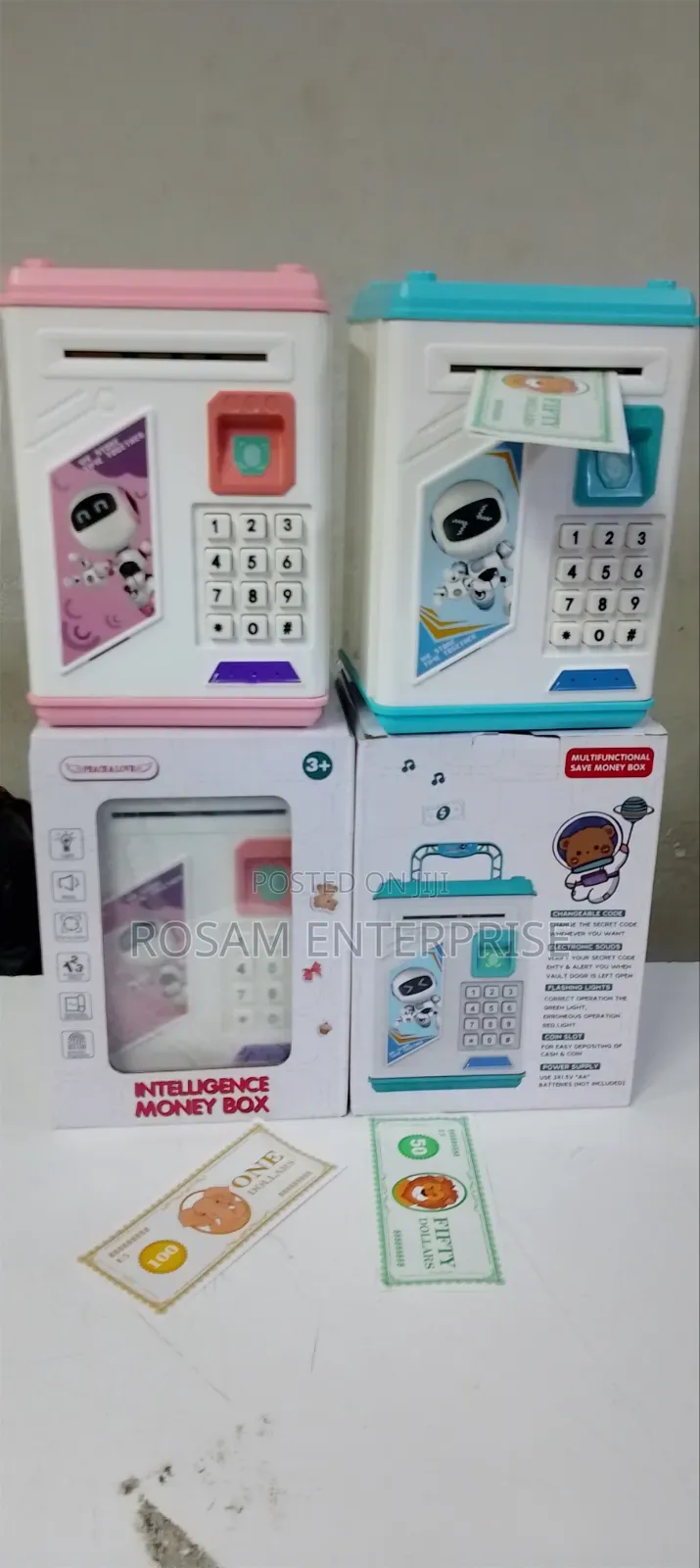 Children’s Electronic Money-Saving Box (Toy ATM/piggy Bank).