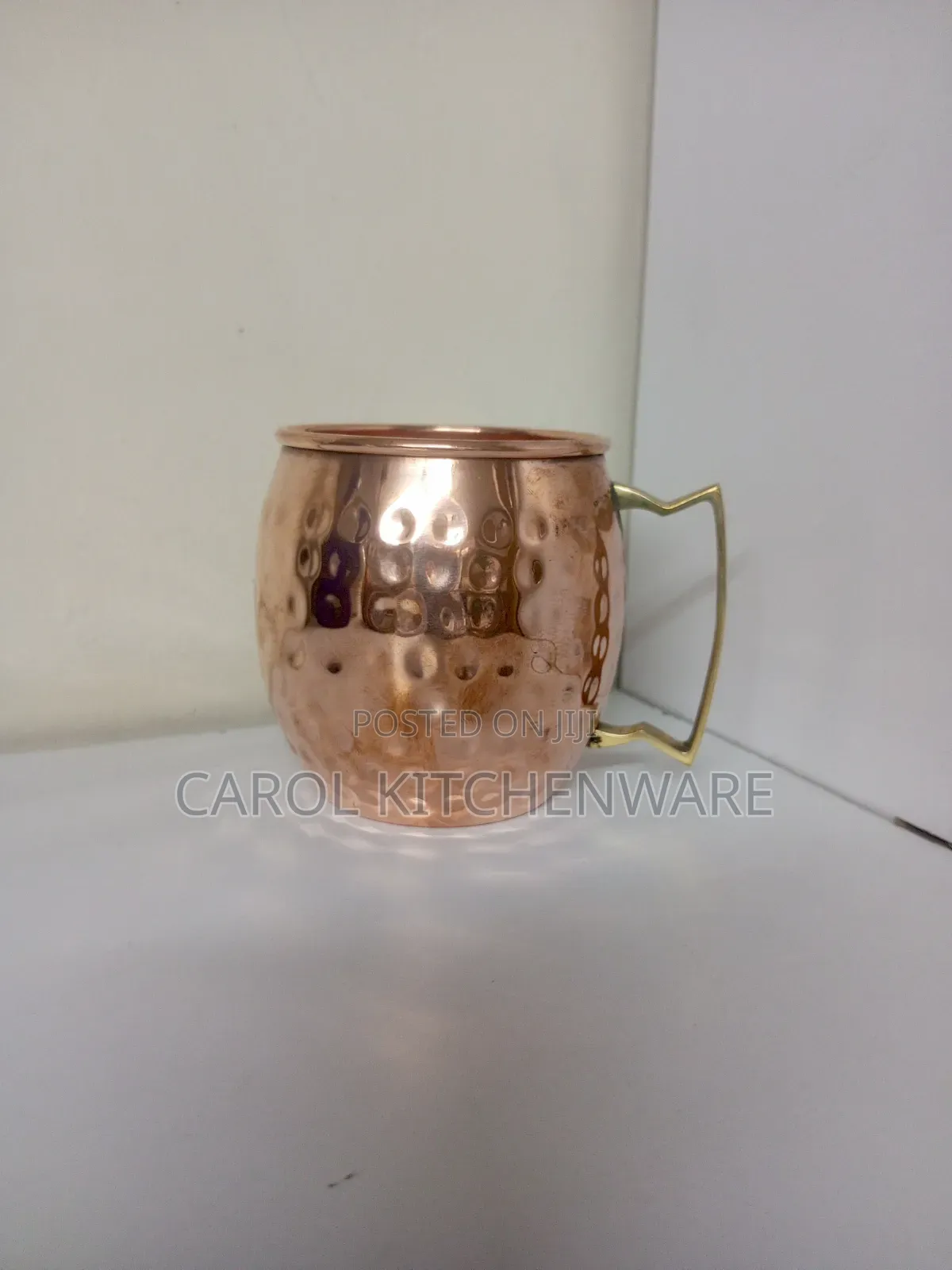 1 PC Hammered Copper Mug