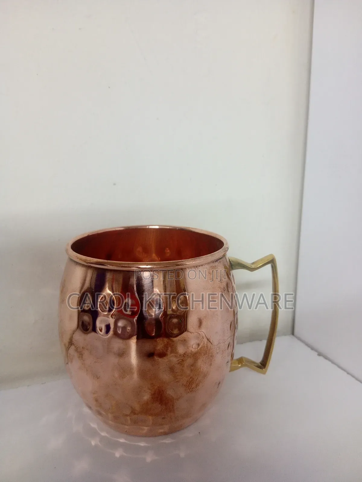 1 PC Hammered Copper Mug