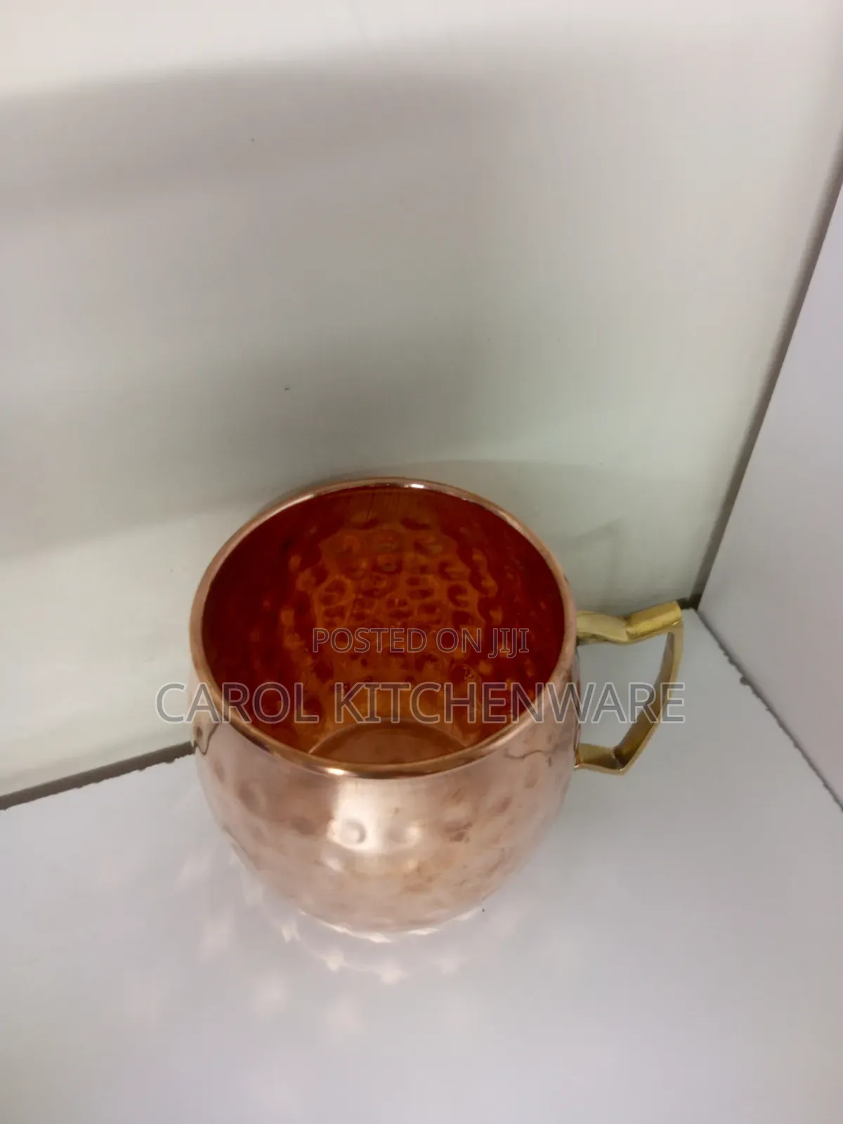 1 PC Hammered Copper Mug