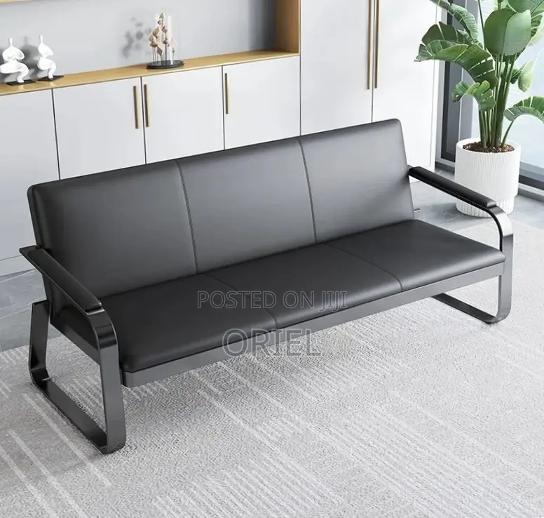 5-Seater Office Sofa Set : Office Leather Sofa