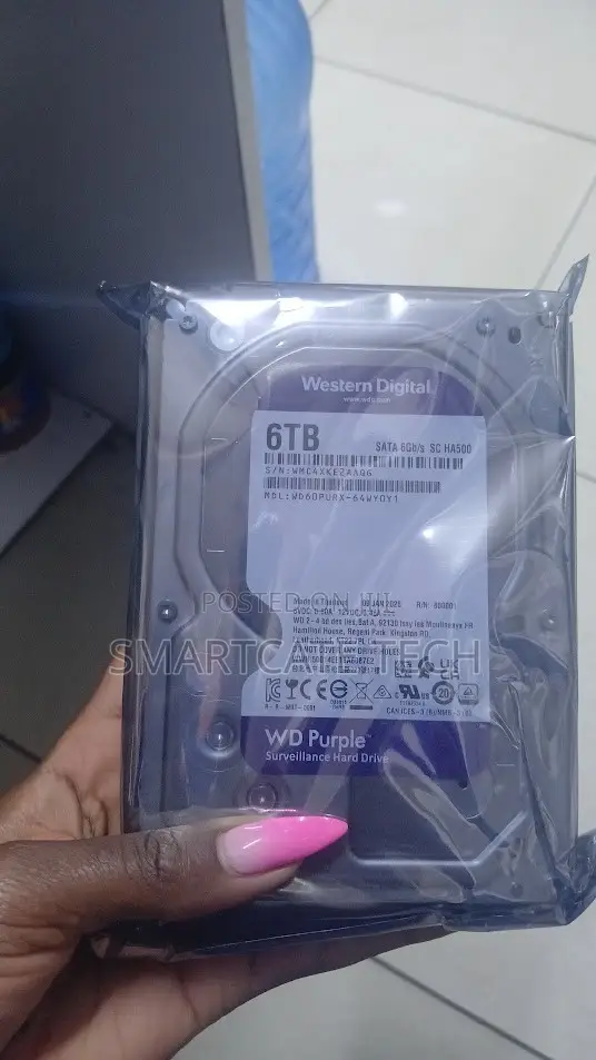6TB CCTV Surveillance Hard Disk Drive for Security Cameras