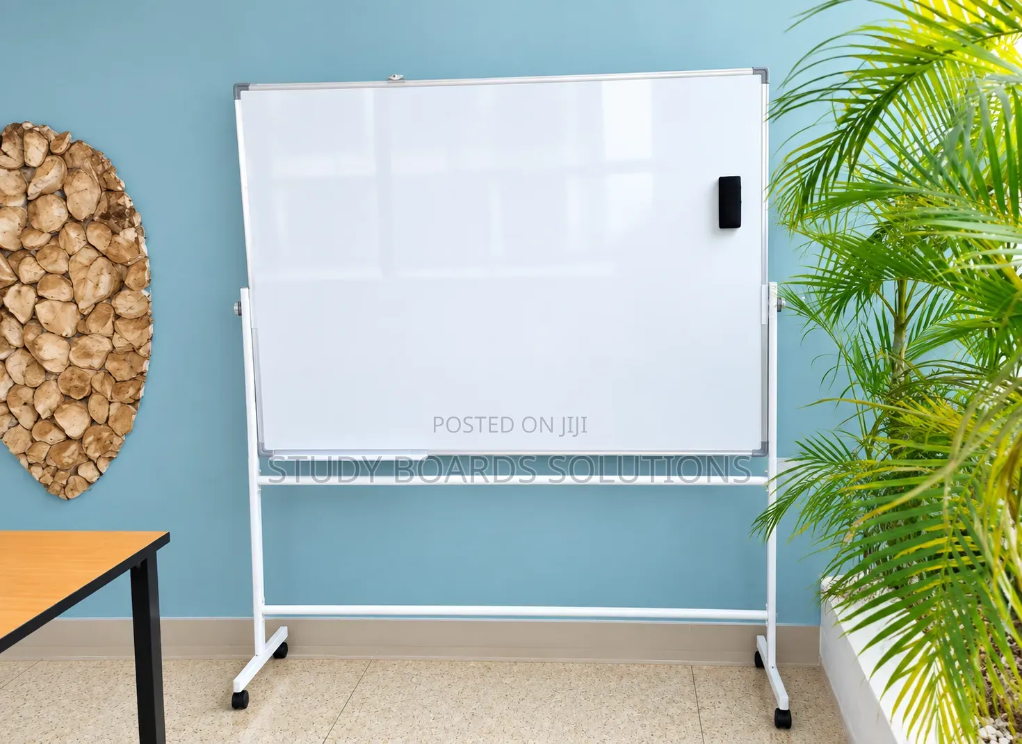 120x120cm Whiteboard With Stand—Portable Movable Between Rooms