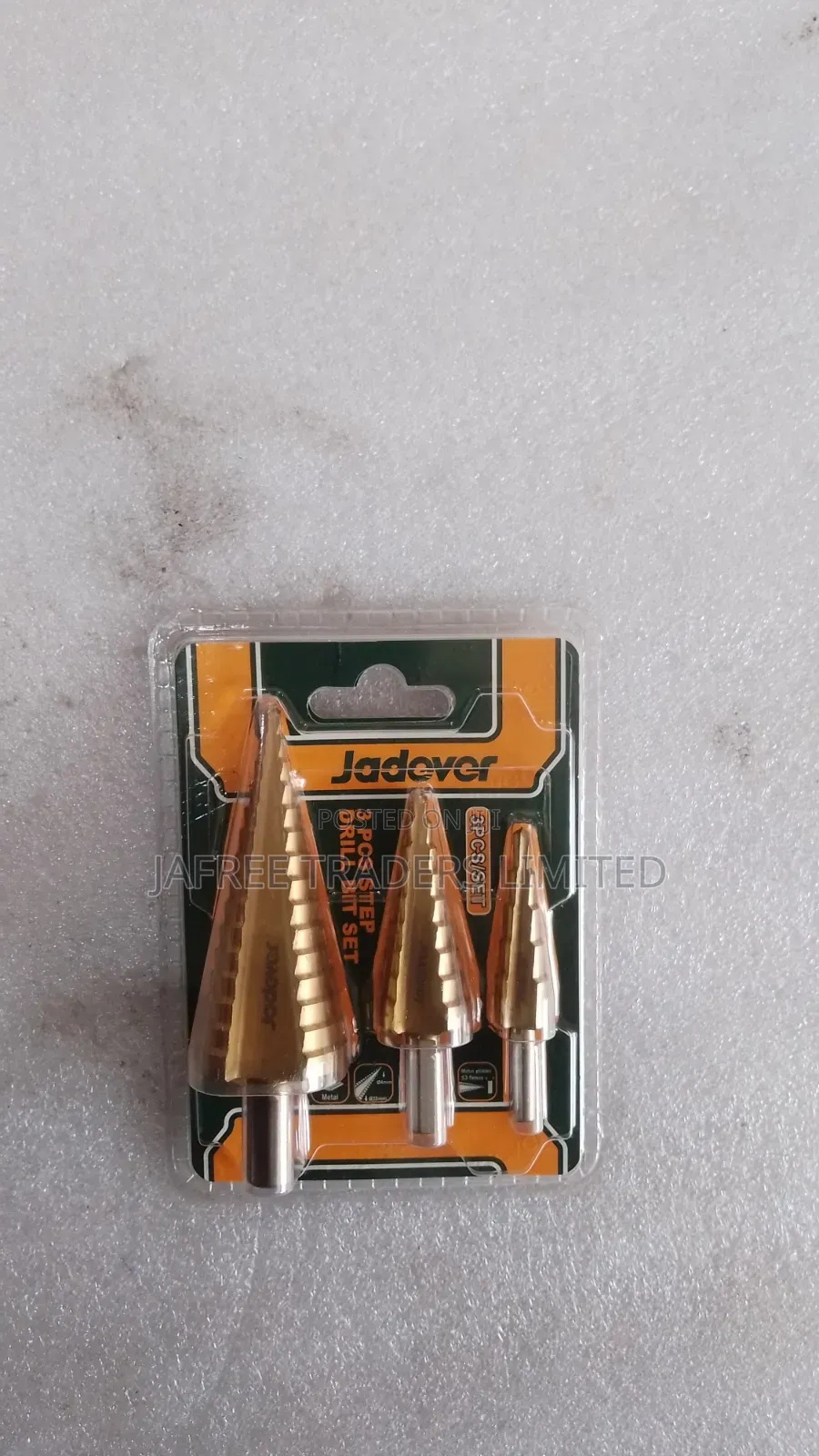 3pcs Step Drill Bit Set