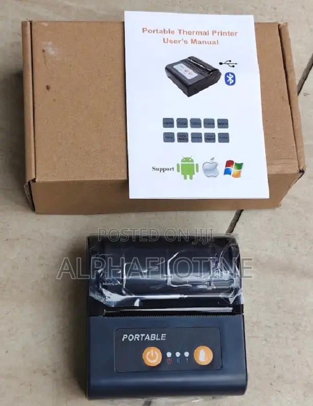 80mm Bluetooth Thermal Printer Portable Wireless Receipt Machine