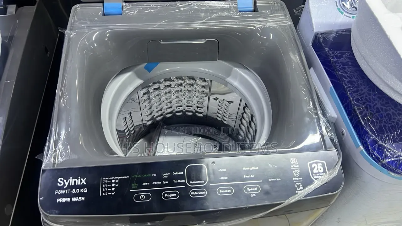 Syinix 8kg Full Automatic Top Loader