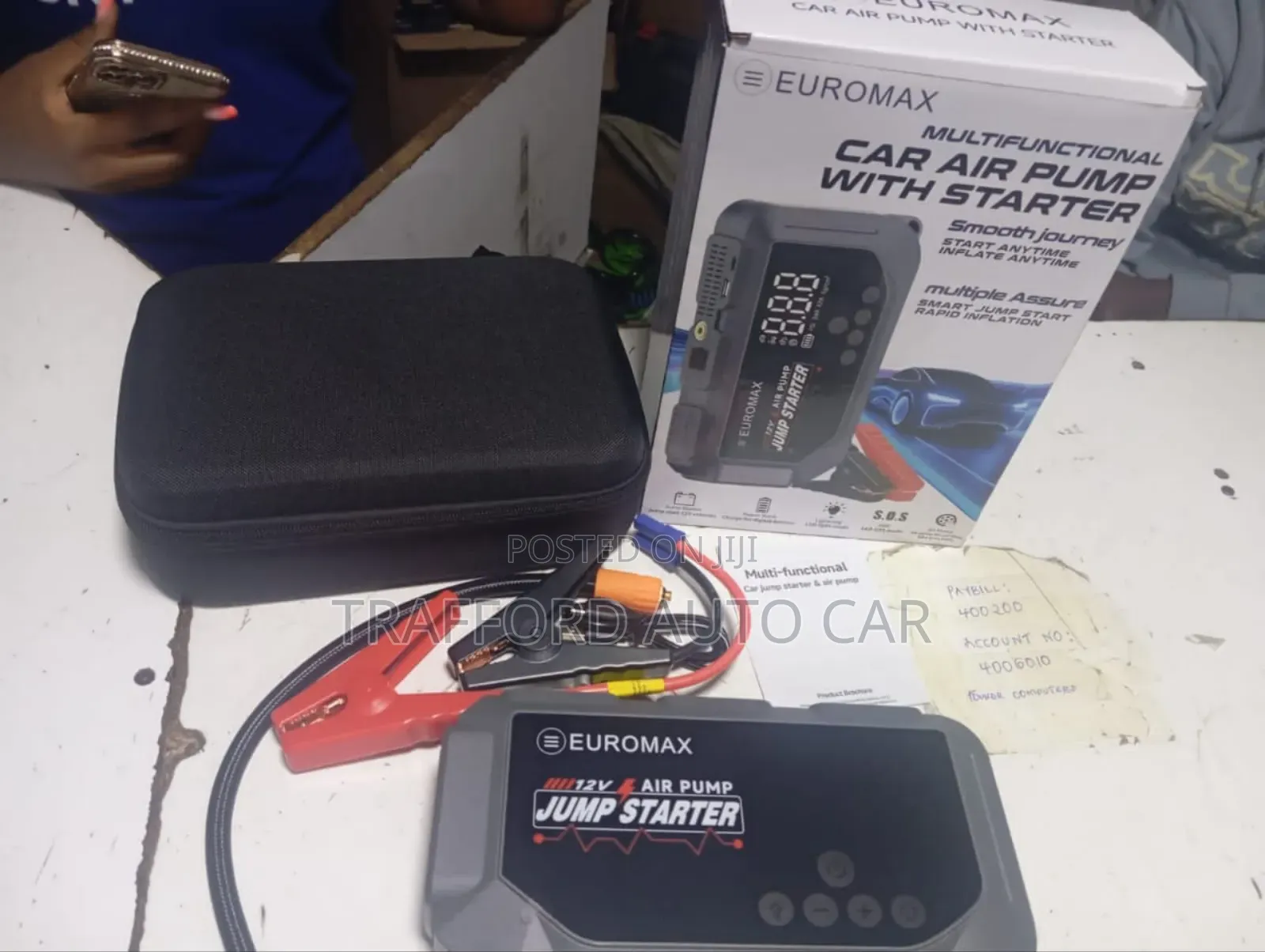 Digital Tire Inflator/Air Compressor and Jam Starter