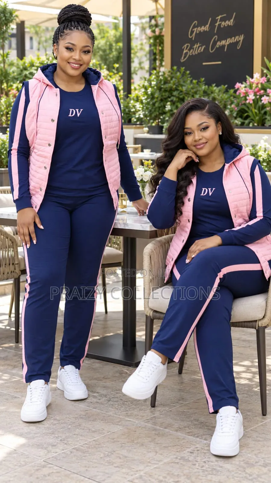 ORIGINAL TURKEY 3-Piece Women TRACKSUIT
 Jacket + Top + Trousers