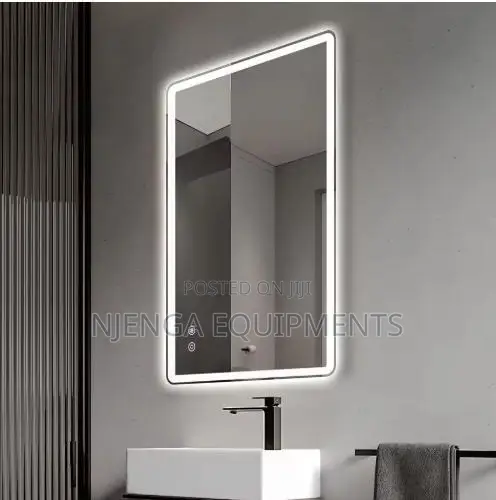 Wall Mounted Round Hotel LED Mirrors With Defogger Bathroom Mirror