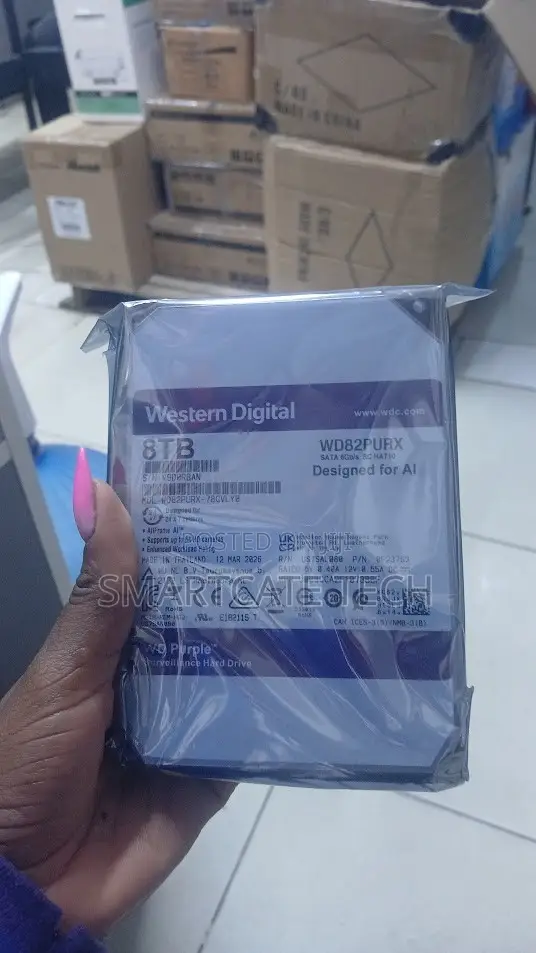 WD Purple 8TB Security Camera Surveillance Hard Disk
