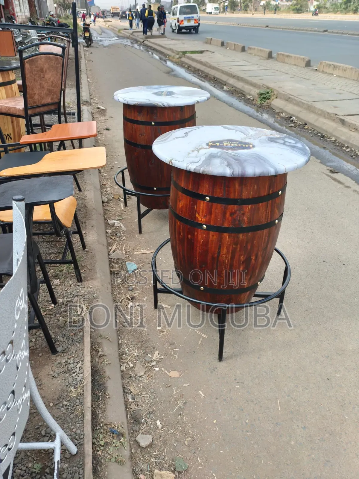 Bar and Garden Barrel Tables