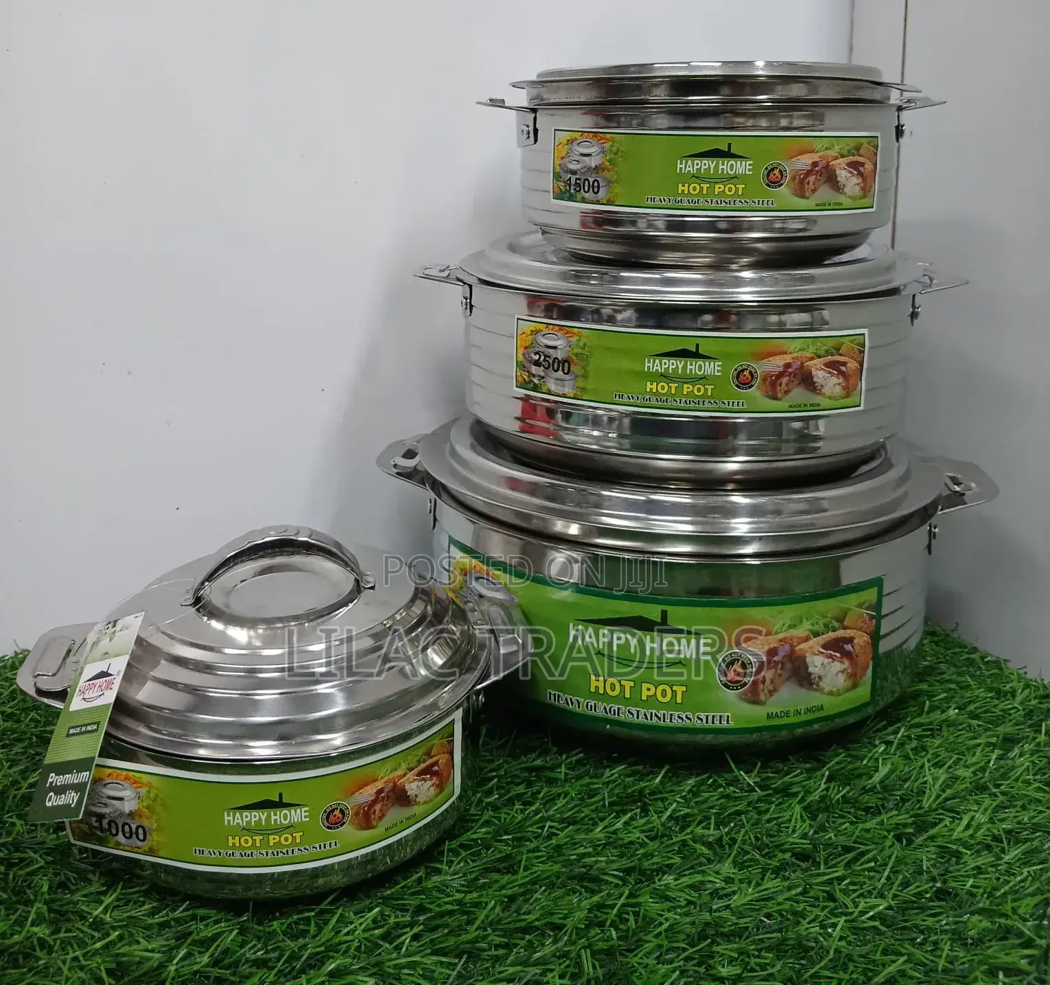 4 PCS Happy Home Stainless Steel Hotpots JMC