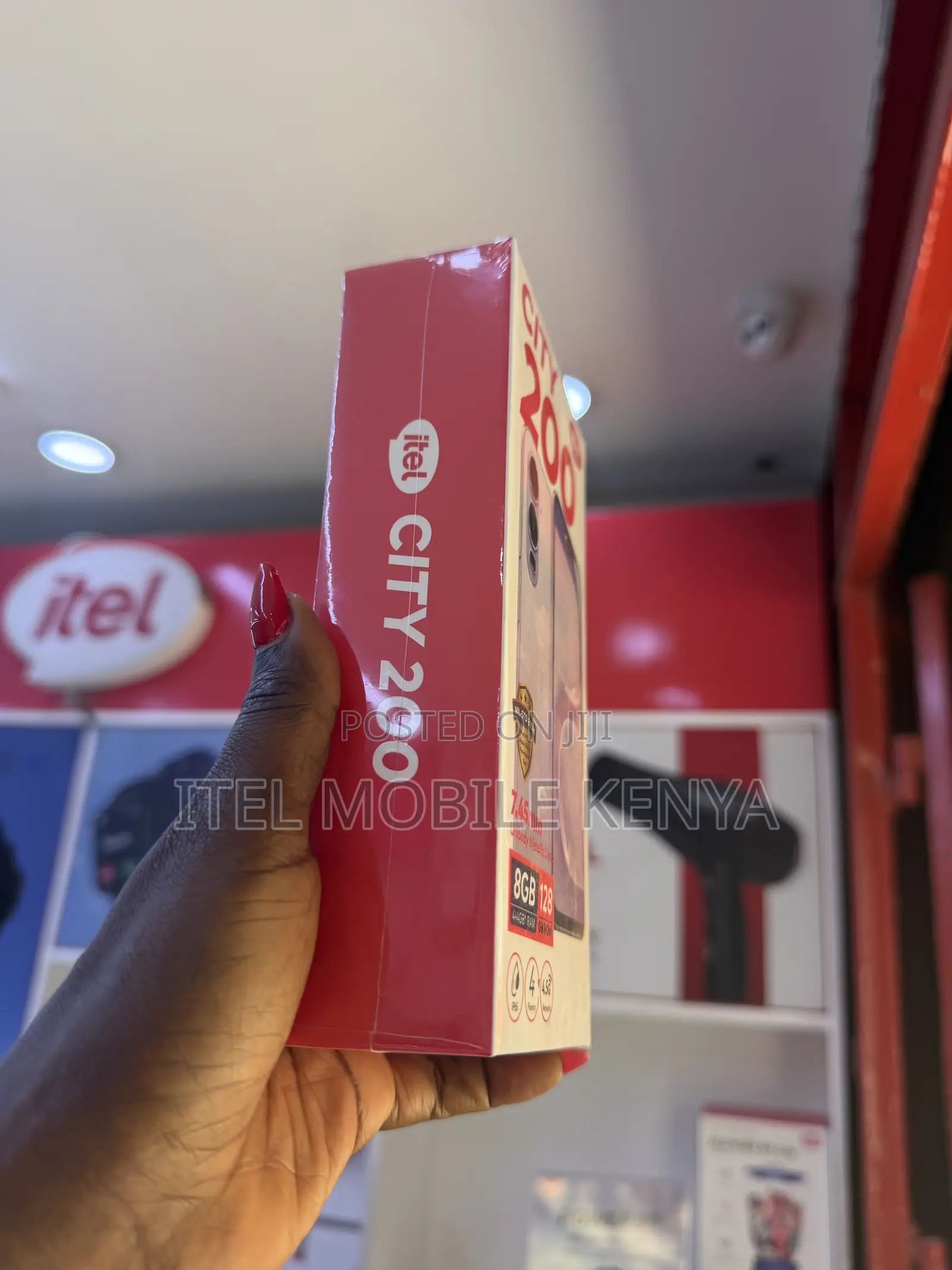 New Itel City 200 128 GB Black