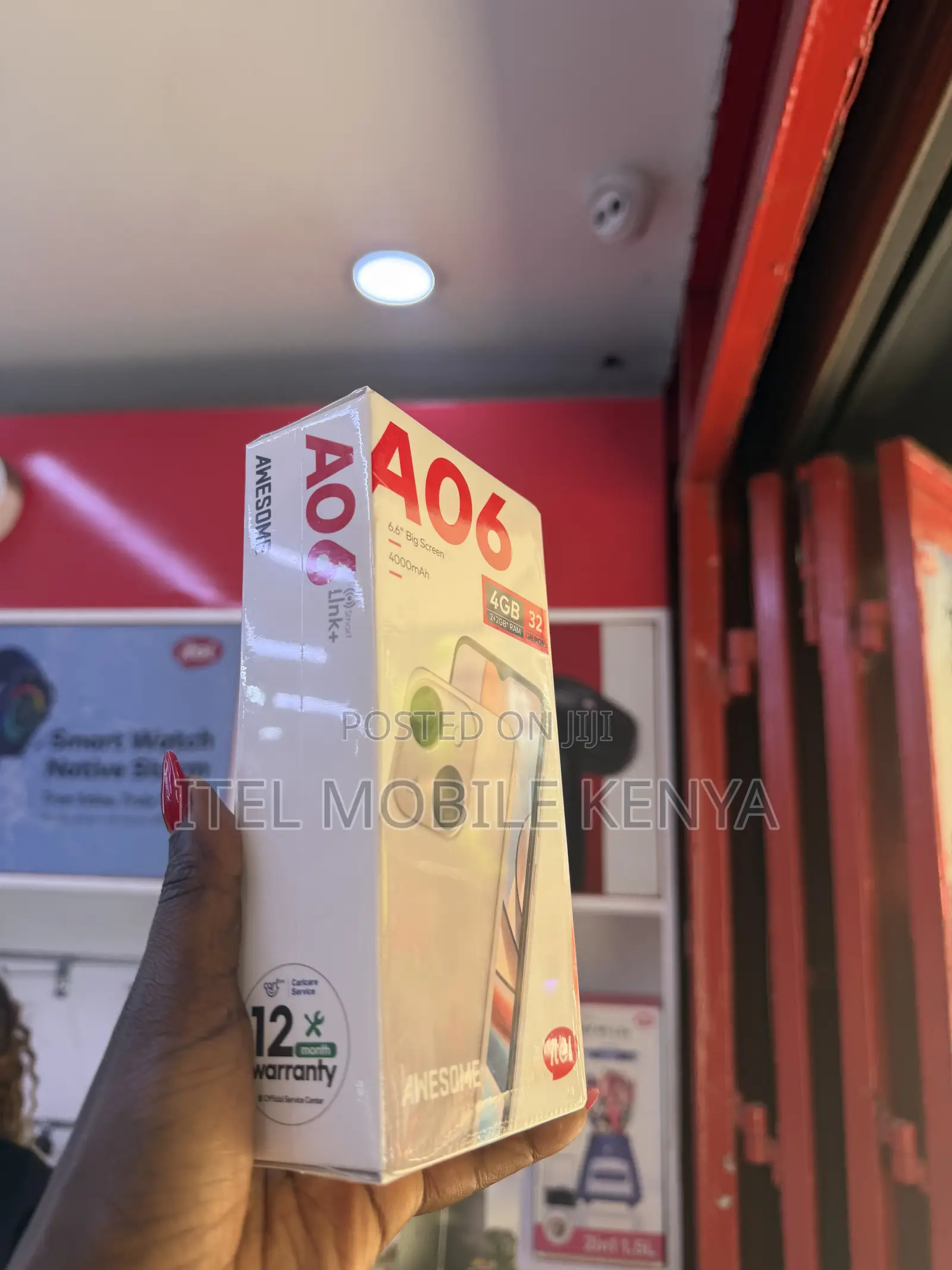 New Itel A06 32 GB Black